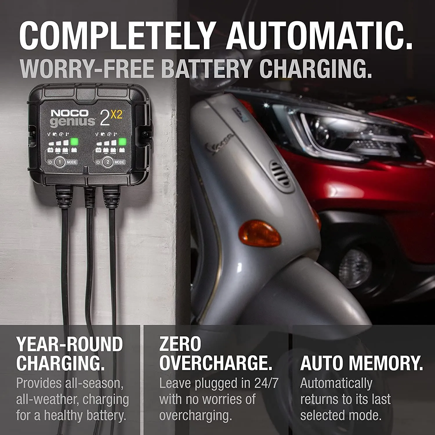 4A 2-Bank Battery Charger